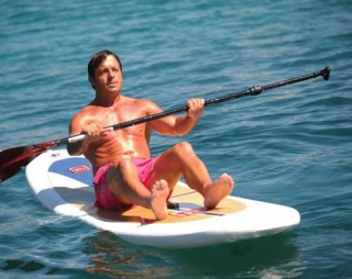 Fitness y paddle board 